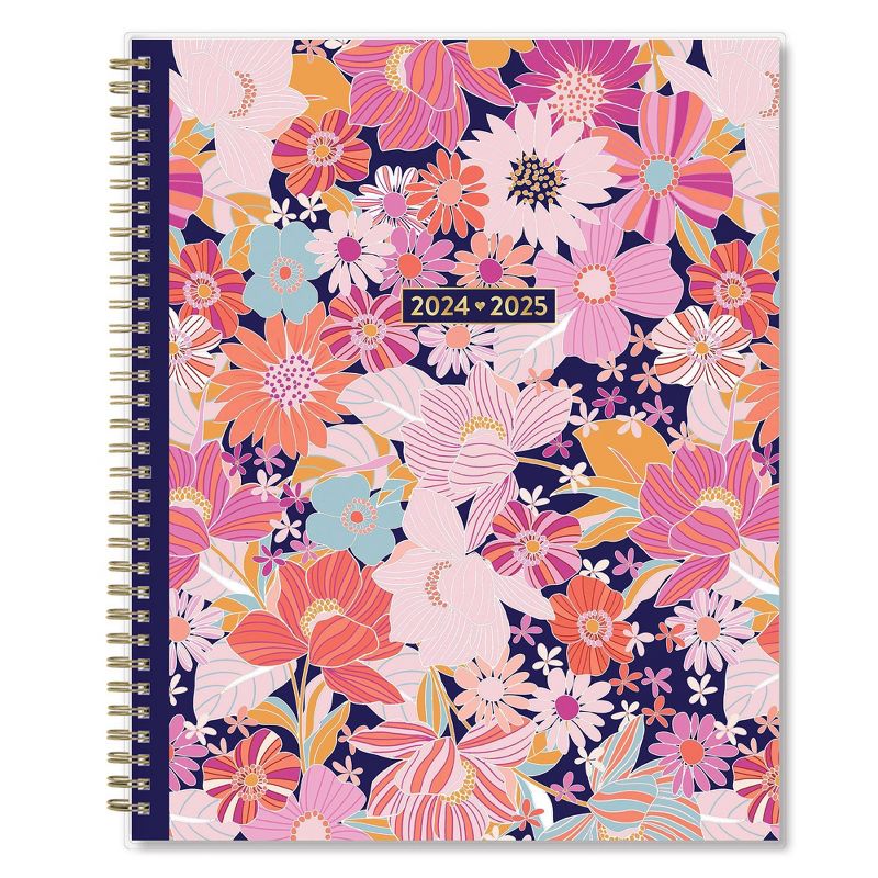 Color Me Courtney for Blue Sky 2024-25 Weekly/Monthly Planner 11&#34;x8.5&#34; Bloom Navy, 1 of 14