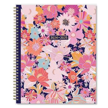 Color Me Courtney for Blue Sky 2024-25 Weekly/Monthly Planner 11"x8.5" Bloom Navy