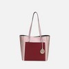 MKF Collection Leah Vegan Leather color-block Women’s Tote Bag by Mia K - 2 of 4