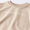 Baby Boys' 2pc Mama's Mini Embroidered Sweatshirt Set - Cloud Island™ Tan - 3 of 4