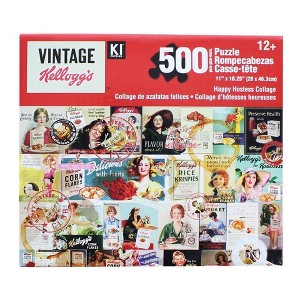 CroJack Capital Inc. Kellogg's Vintage Happy Hostess Collage 500 Piece Jigsaw Puzzle - 1 of 4