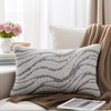 REGALWOVEN Geometric Decorative Farmhouse Throw Pillow Covers Soft Plush Cushion for Sofa Living Room Office 2 Pcs - 2 of 4