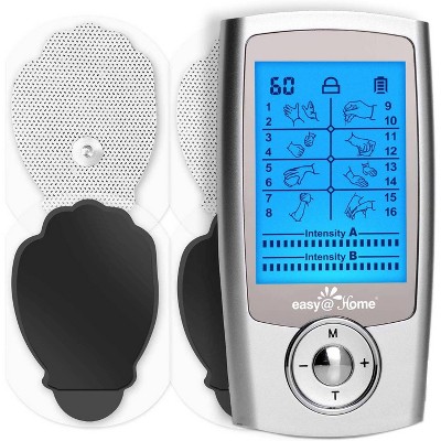 EMS TENS Unit Muscle Stimulator with 16 Modes, Rechargeable TENS Machine, 8  Pcs Electrode Pads