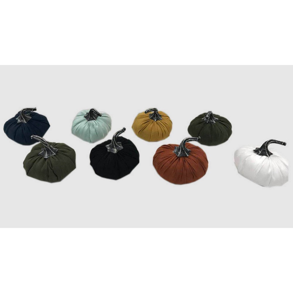 8pc Mini Suede Pumpkins - Bullseye's Playground was $8.0 now $4.0 (50.0% off)