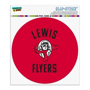 Lewis University Flyers Logo Automotive Car Window Locker Circle Bumper Sticker - 1 of 4