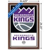 Trends International NBA Sacramento Kings - Logo 21 Framed Wall Poster Prints - 3 of 4
