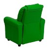 Emma and Oliver Contemporary Kids Recliner with Cup Holder and Headrest - 3 of 4
