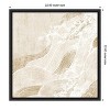 Amanti Art Tidal Waves II by Eva Watts Canvas Wall Art Print Framed 22 x 22-in. - 4 of 4