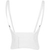 INSPIRE CHIC Women's Elastic Wide Waist Belt, Steampunk Underbust Corset Belts Faux Leather/Denim for Dress - 2 of 4
