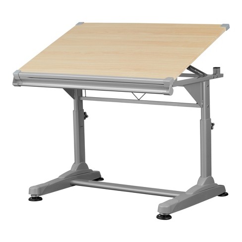 Height-Adjustable Drawing and Drafting Table