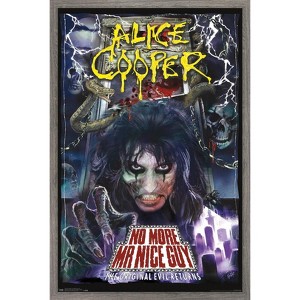 Trends International Alice Cooper - No More Mr. Nice Guy Framed Wall Poster Prints - 1 of 4