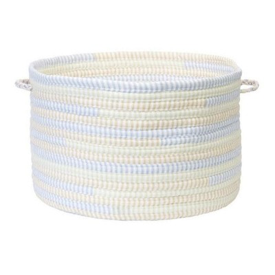 Colonial Mills Ticking Stripe- Starlight 18"x12" Utility Basket