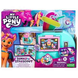My Little Pony Sunny Starscout Smoothie Truck 17pc Playset - 1 of 4