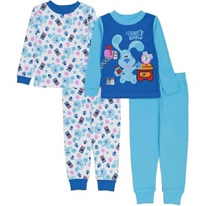 Blues Clues Toddler Boys' 4-Piece Cotton Pajama Sets - 1 of 4