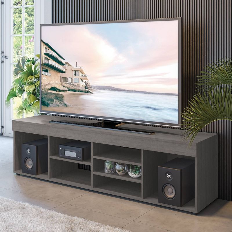 Burlington TV Stand for TVs up to 65&#34; Gray - Boahaus, 1 of 4
