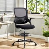 FURNIinspire Task And Office Chairs Tall Office Chair For Standing Desk With Adjustable Foot Ring, Movable Armrest, Black, 28"*28"*49" - 2 of 4