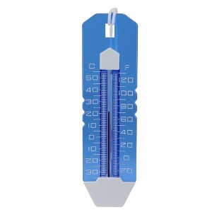 Northlight Jumbo Easy-Read Transparent Swimming Pool Thermometer with Cord 10.25" - Blue - 1 of 3