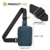 Unique Bargains Small Anti-Theft Crossbody Sling Backpack Nylon Chest Bag Fanny Pack - 3 of 4