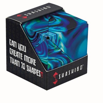 Shashibo Magnetic Puzzle Cube, Mystic Ocean, Shape-Shifting Fidget Toy, 2.4 Inch, Ages 8+