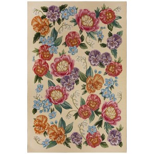 Liora Manne Marina Floral Indoor/Outdoor Rug.. - 1 of 4