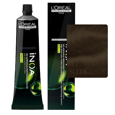L'Oreal Pro iNOA Coloration Ammonia-Free Permanent Hair Color Dye  - Multicolored Loreal Haircolor Cream