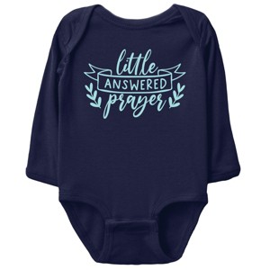 The Juniper Shop Little Answered Prayer Long Sleeve Bodysuit - 1 of 4