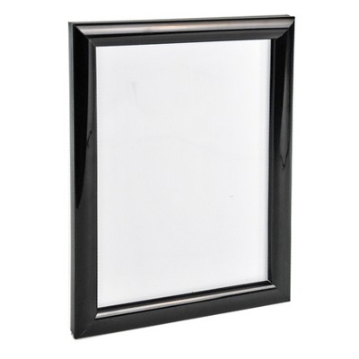 Azar Displays Wall Mount Plastic Snap Poster Frame 8.5" x 11" Portrait/Landscape Sign Holder Frame, 4-Pack
