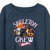 Women's - Hot Wheels - Halloween Lightweight French Terry Wide Neck Long Sleeve Shirt - 2 of 4