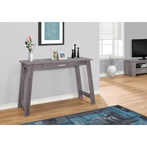 PAGED Simple Modern Computer Desk, 47.25" Home Office Desk with Wooden Desktop and X-design Metal Legs for Office, Study - 1 of 4