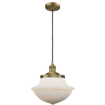 Franklin Restoration - 1 Light Oxford Mini Pendant In TraditionalStyle-11.5 Inches Tall and 11.75 Inches Wide