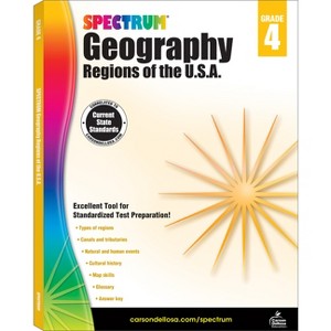 Spectrum Geography, Grade 4 - (Paperback) - 1 of 1