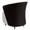 Emma and Oliver Home Office Curved Barrel Back Lounge Chair - 2 of 4