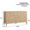 TackView Fluted Dresser for Bedroom Chest of Dressers Tall Dresser for Closet - 3 of 4