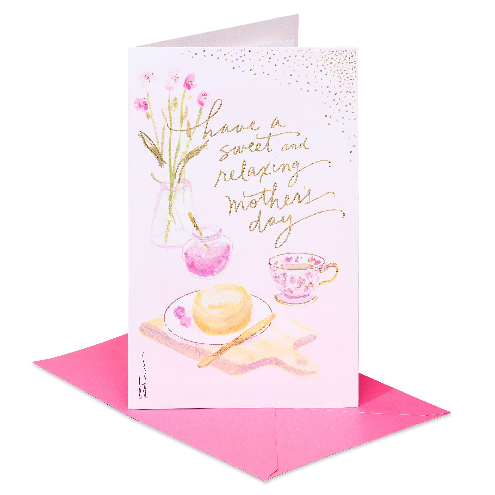 Mother's Day Card for Mom, Great Mom, Includes Envelope, Designed by Kathy Davis