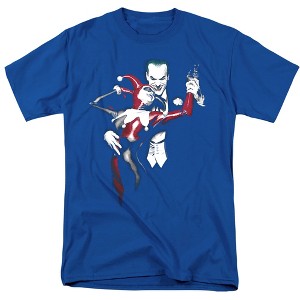 Men's Batman Harley And Joker T-Shirt - 1 of 4