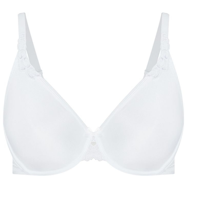 Women's Plus Size Minimizer Underwire Bra - white | AVENUE, 3 of 3