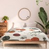 Deny Designs Menina Lisboa Peaches White Flowers Comforter and Pillow Sham Set Green - 3 of 4