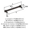 Amerock Farewind Pull for Cabinets, Drawers, and Furniture - 3 of 4