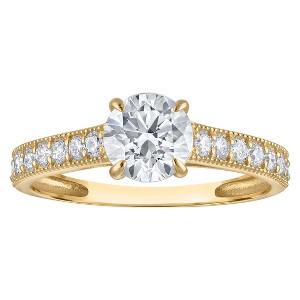 Naturalux 14K Gold 1.35 cttw Lab Grown Diamond Ring - 1 of 4