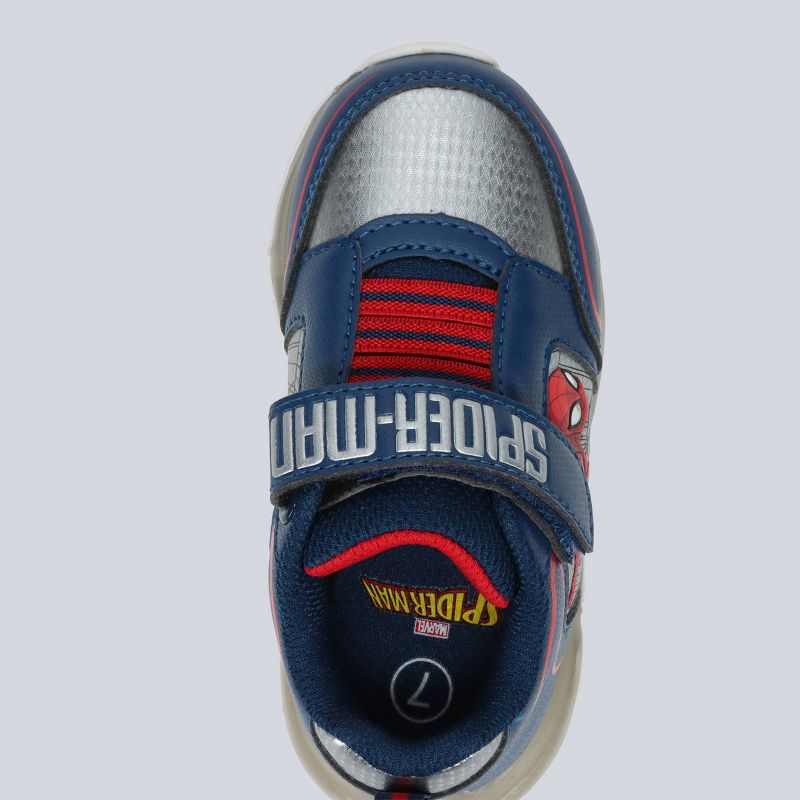 Marvel Toddler Spider-Man Athletic Sneakers - Navy Blue/Red, 2 of 4