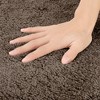 Unique Bargains Non-Slip Extra Soft Plush Quick Dry Anti-Skid Shaggy Bath Mats 2 Pcs - 3 of 4