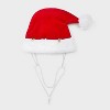 Santa Hat Dog and Cat Headpiece Costume - Boots & Barkley™ Red - 2 of 4