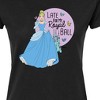 Women's - Disney Princess - Late For My Ball Fitted Graphic T-Shirt - 2 of 3