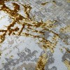 HomeRoots 5' X 8' Beige and Gold Abstract Area Rug - 4 of 4
