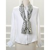 Allegra K Women's Polka Dot Long Skinny Double-Sided Scarf 57.87*5.12"(L*W) - 2 of 4