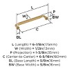 Amerock Collet Pull for Cabinets, Drawers, and Furniture - 3 of 4