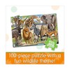 The Learning Journey International Puzzle Doubles Floor Puzzle Glow in the Dark Wildlife 100pc - 4 of 4