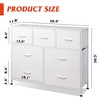 GALAXHERO 7 Drawer Dresser & TV Stand, Entertainment Center with Metal Frame, Media Console for 45" TVs, for Bedroom & Living Room - 3 of 4