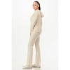 Slickblue Hooded Sweat & Flare Pant Set, Washed Fabric, Casual Chic, Weekend Loungewear, Color & Size Options - 3 of 4