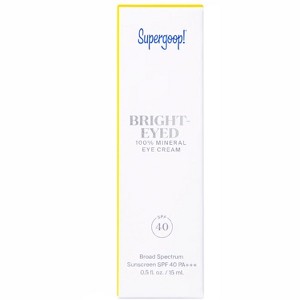Supergoop Bright-Eyed 100% Mineral Eye Cream SPF 40, 0.5 oz. - 1 of 4